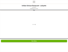 Tablet Screenshot of lafayetteichiban.com